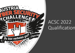 ACSC 2022 Qualification Event