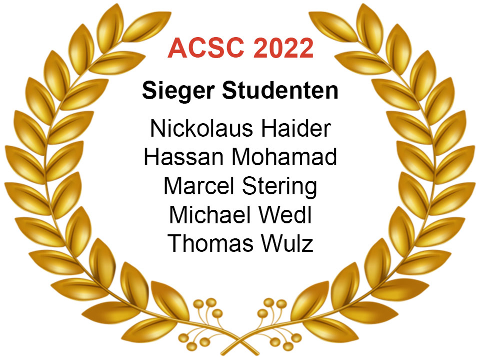 ACSC22 Sieger Studenten