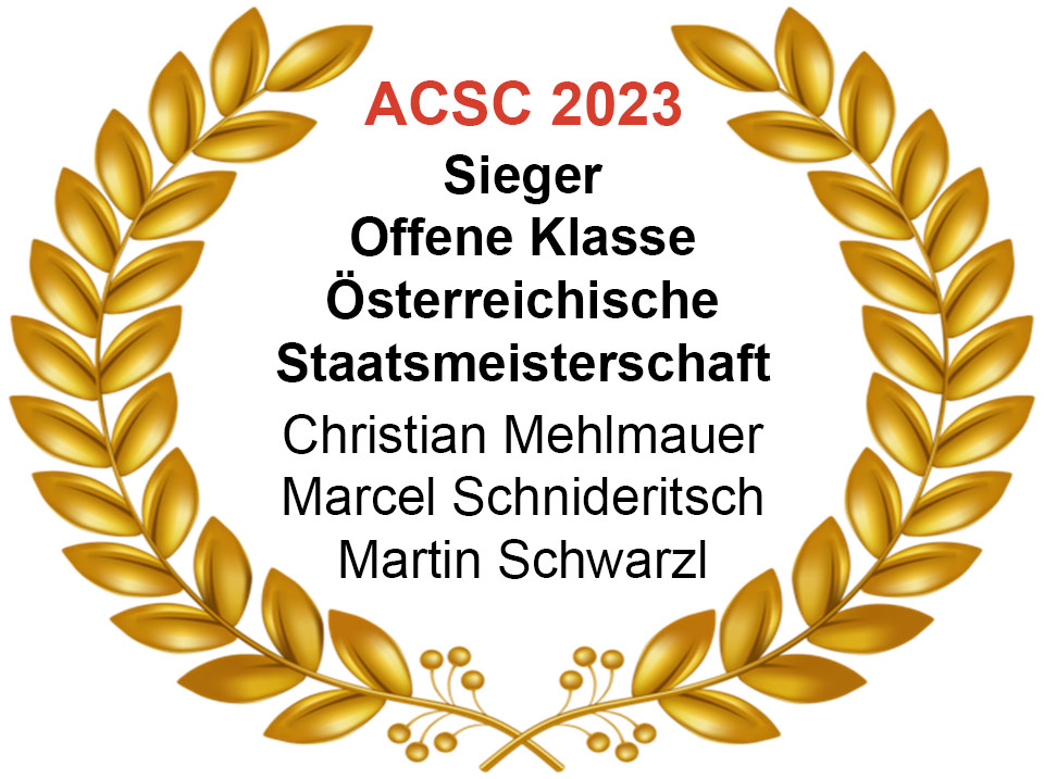 ACSC23 Sieger offene Klasse