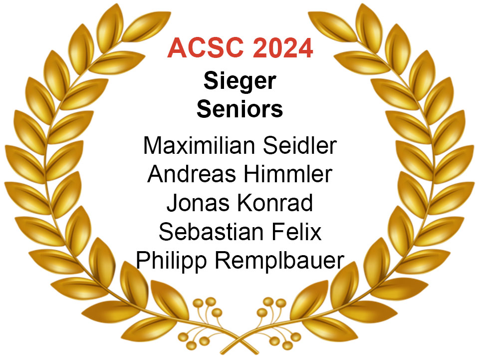 Sieger ACSC 2024 Seniors