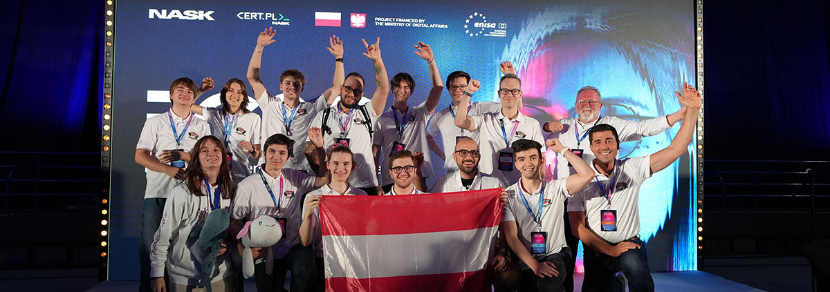 ECSC25 Team Austria Gruppenbild