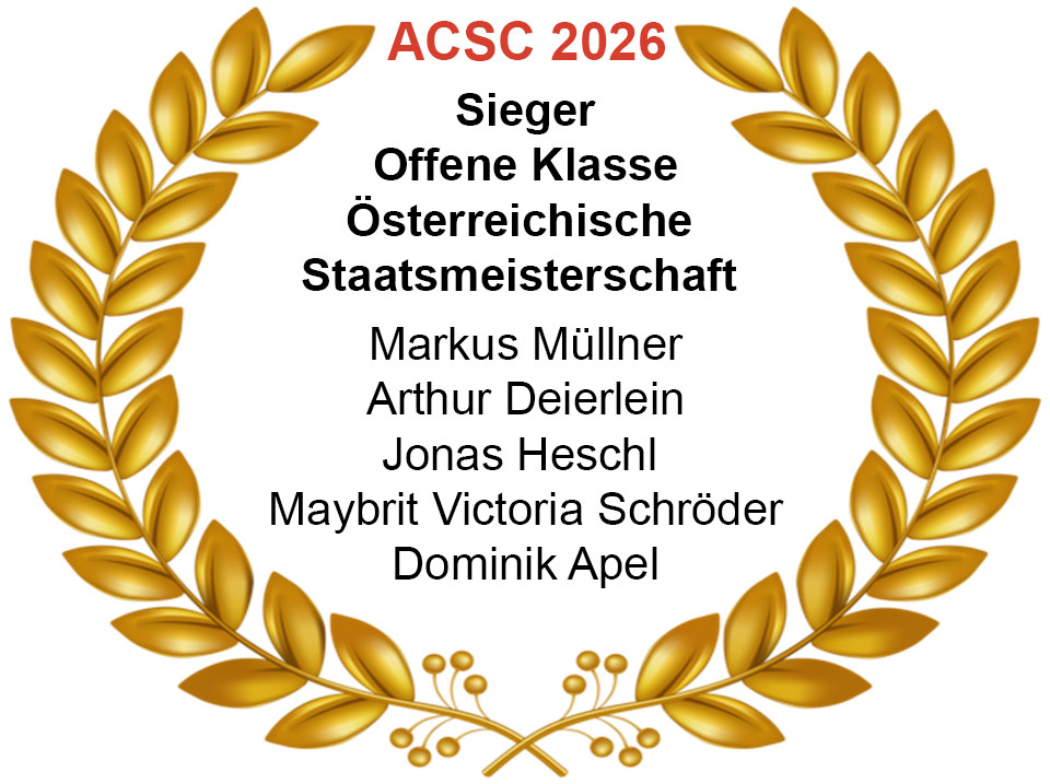 Sieger ACSC26 Offene Klasse